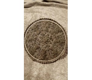 Stickserie ITH - Untersetzer Weihnachten Mandalas